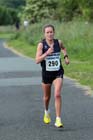 Alyson Dixon (Sunderland Strollers) winning the womens Tynedale 10k Road Race.